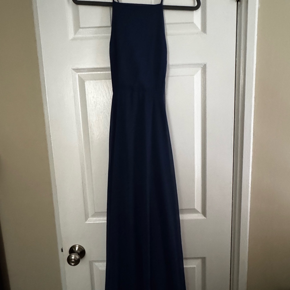 Lulu's Deep Blue Maxi Dress